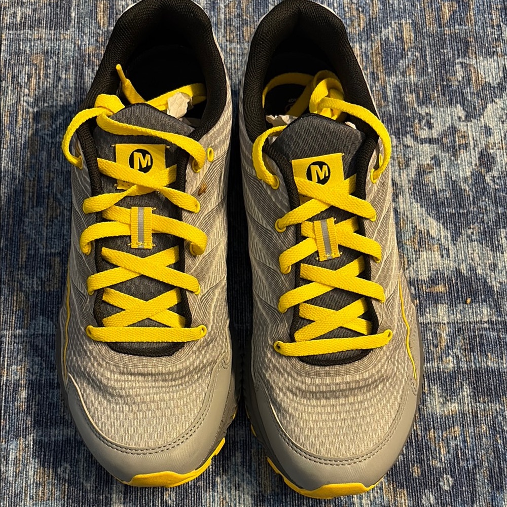 Merrell Athletic Shoes - Gray and Yellow